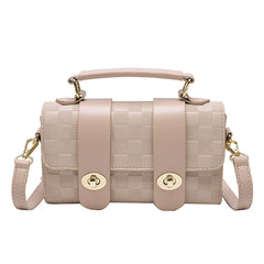 PU Leather Female Shoulder Bag Classic Style Crossbody Bag