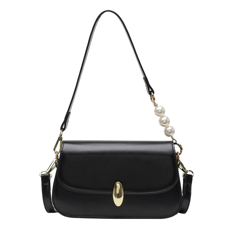 PU Leather Female Shoulder Bag Classic Crossbody Bag