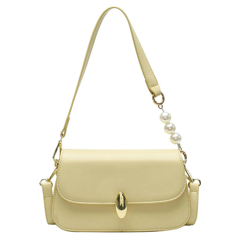 PU Leather Female Shoulder Bag Classic Crossbody Bag