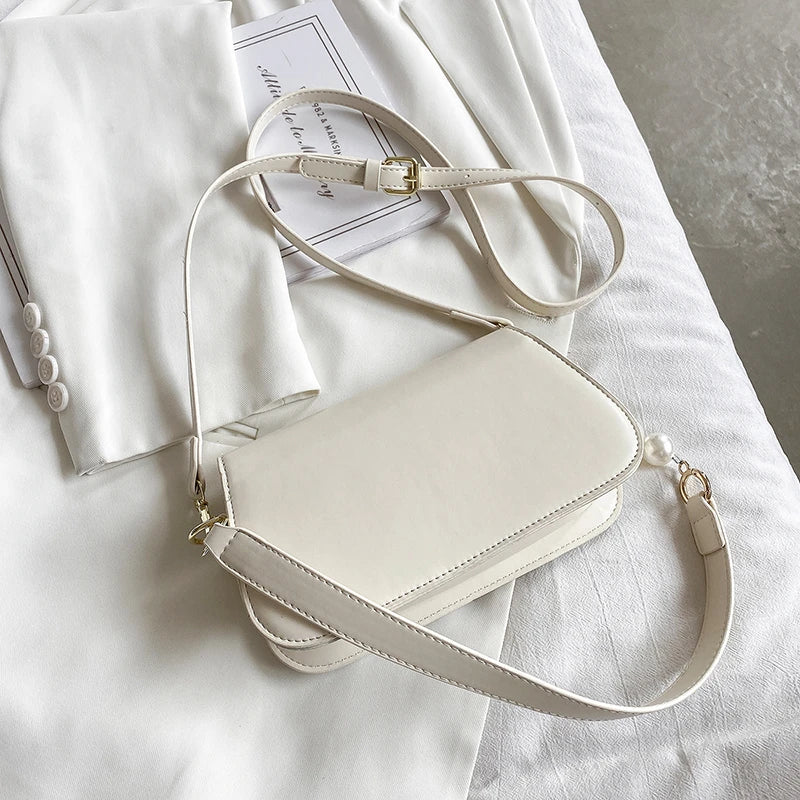 PU Leather Female Shoulder Bag Classic Crossbody Bag