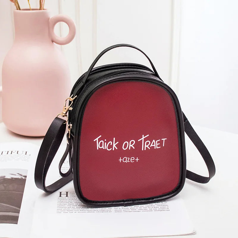 PU Leather Girls Backpack Mini Shoulder Bag Small Backpack with Headphone Hole