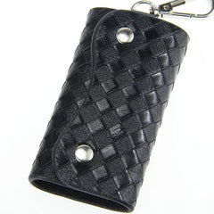PU Leather Key Holder Keychain For Women Men