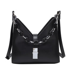 PU Leather Large Capacity Crossbody Bag Adjustable Shoulder Strap