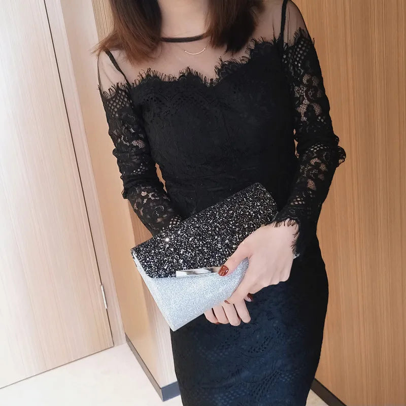 Rhinestone Evening Bag Clutch for Women Party Wedding Purse Handbag