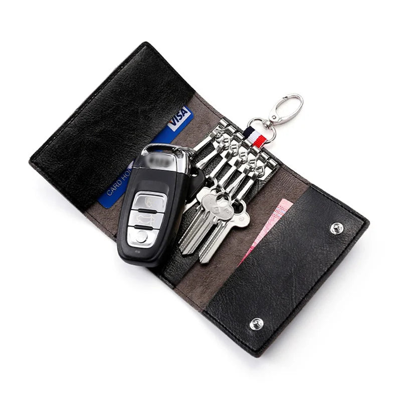 PU Leather Key Wallet Multi-function Key Chain Wallet Portfel Damski