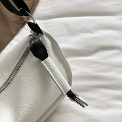 PU Leather Messenger Bag Solid Soft Casual for Women