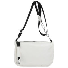 PU Leather Messenger Bag Solid Soft Casual for Women