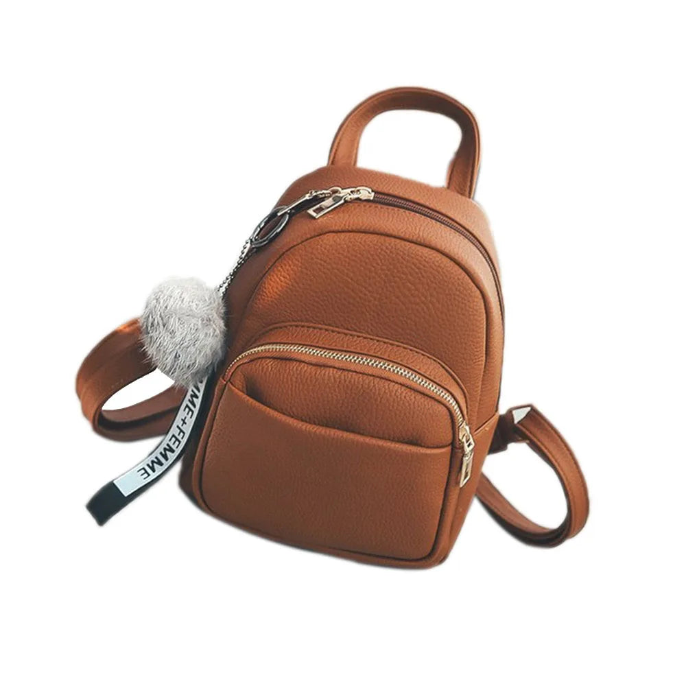 Mini Backpacks Students Shoulder Schoolbags Female Soft Women Travel Bags