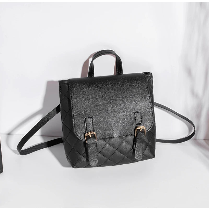 Mini Ladies Backpack PU Leather Cell Phone Bag