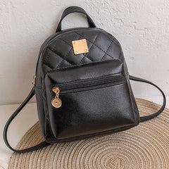 PU Leather Mini Small Backpack Multi-Function Ladies Phone Pouch Pack