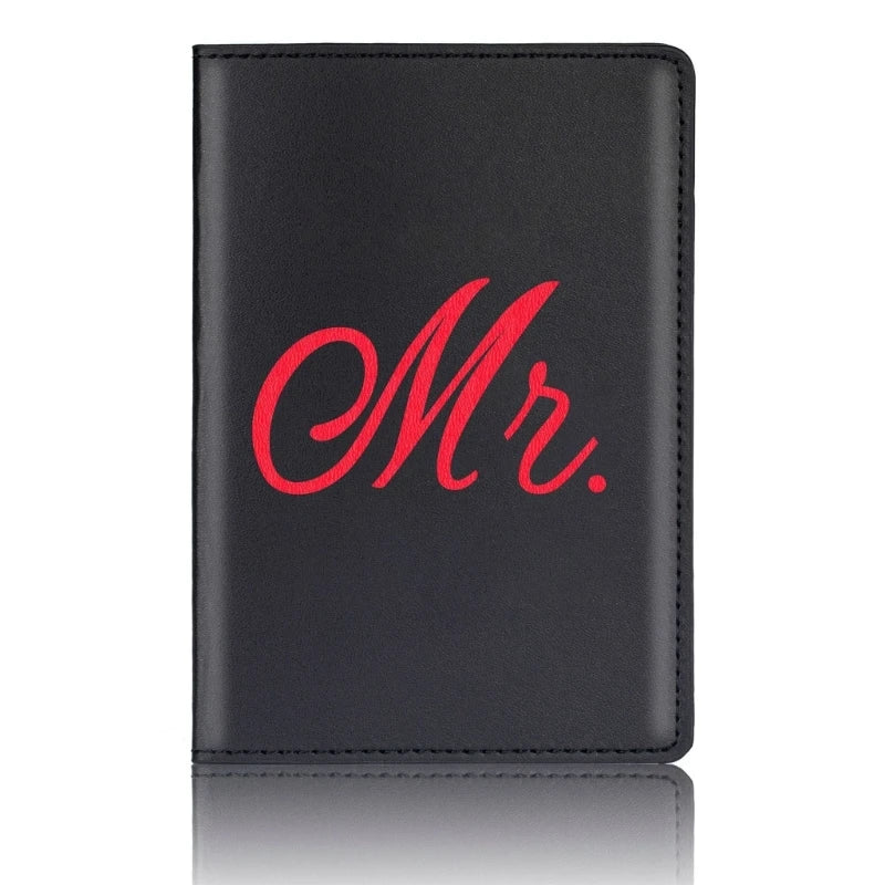Passport Cover for Women Men Honeymoon Wedding Gift