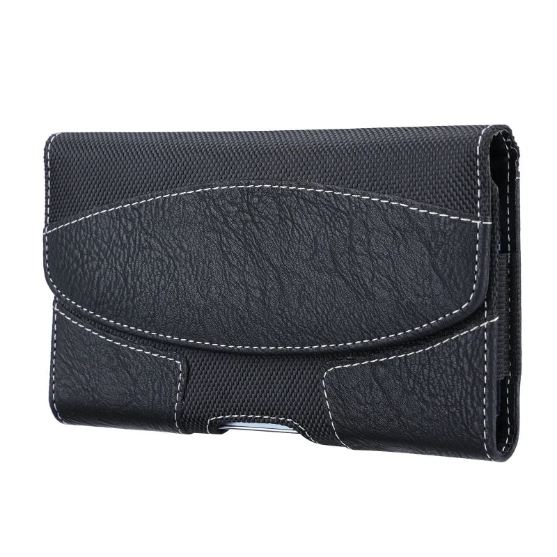 Phone Belt Case Waist Bag Magnetic Closure Organizer for Men