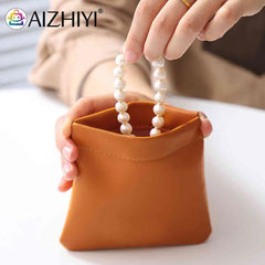 PU Leather Pocket Makeup Bag Mini Makeup Pouch with Zipper