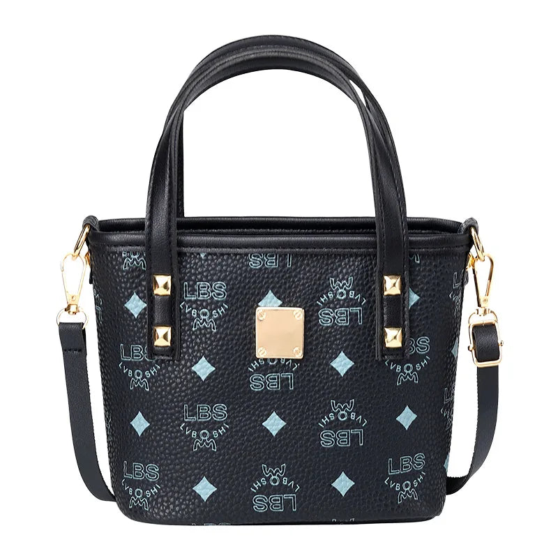 PU Leather Handbag & Shoulder Crossbody Bag