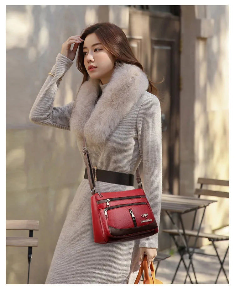 PU Leather Crossbody Shoulder Bag Handbag for Women