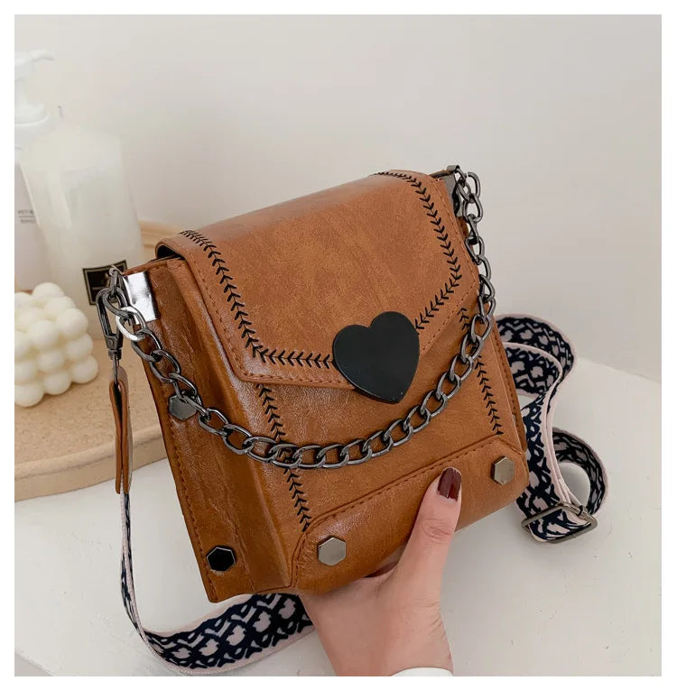 PU Leather Shoulder Bag Crossbody Handbag Purse B427