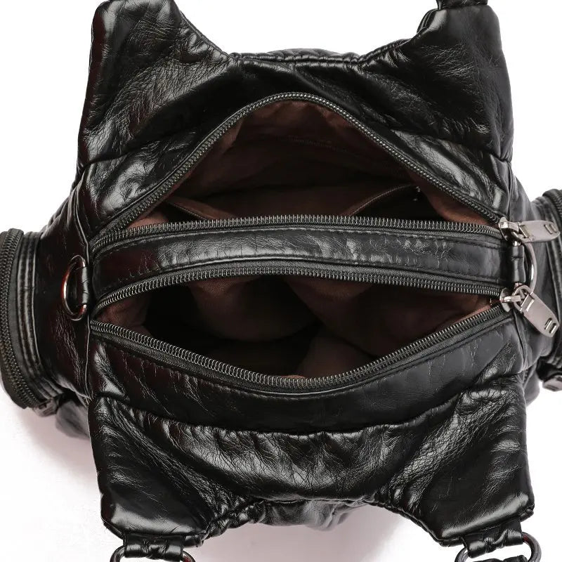 Vintage Rivet Shoulder Bag for Women Hobos