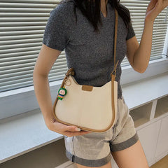 PU Leather Shoulder Bags Women Crossbody Bucket Bag Large Capacity