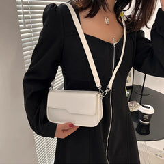 PU Leather Shoulder Bags Women Texture Office Lady Crossbody Flap Bag