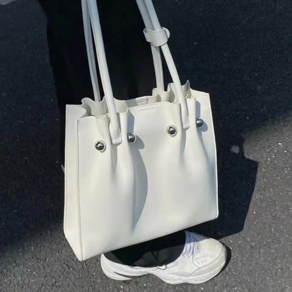 PU Leather Shoulder Bags for Women Large Capacity Tote Handbags