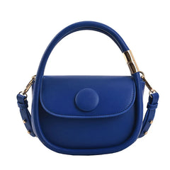 Summer Women's Bag Small Flap Solid PU Leather Shoulder Crossbody Bags
