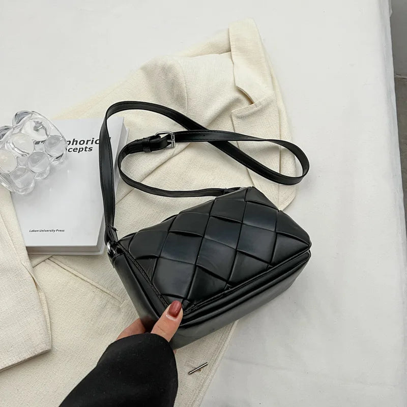 Vintage Leather Shoulder Crossbody Bag for Women
