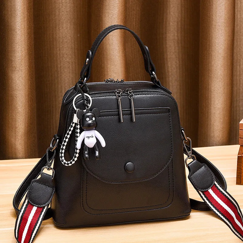 PU Leather Shoulder Mini Small Backpack Ladies School Backpack Bags