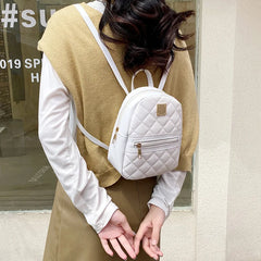 PU Leather Shoulder Mini Small Backpack Phone Pouch Pack