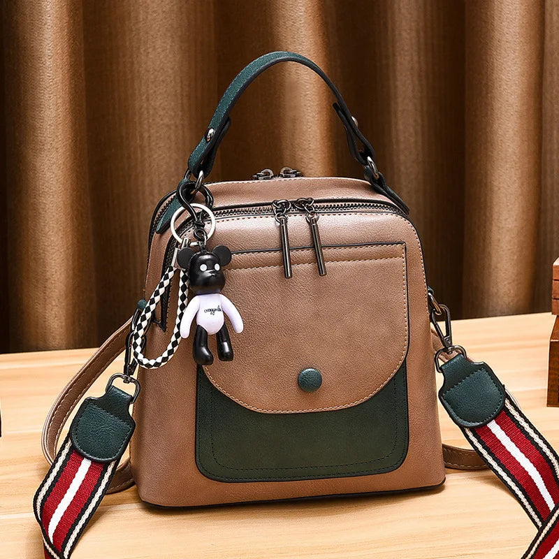PU Leather Shoulder Mini Small Backpack Ladies School Backpack Bags