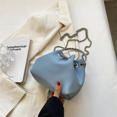 PU Leather Small Capacity Tote Female Shoulder Crossbody Bag