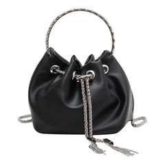 PU Leather Small Capacity Tote Female Shoulder Crossbody Bag