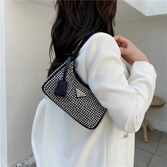PU Leather Underarm Shoulder Bag for Women Lady Party Small Purses Handbag
