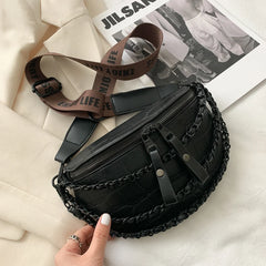 Crocodile Waist Bag Women Phone Purse Travel Shoulder Bag Fanny Pack