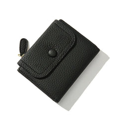 PU Leather Wallet Women's Short Wallet Card Holder Money Bag Purse