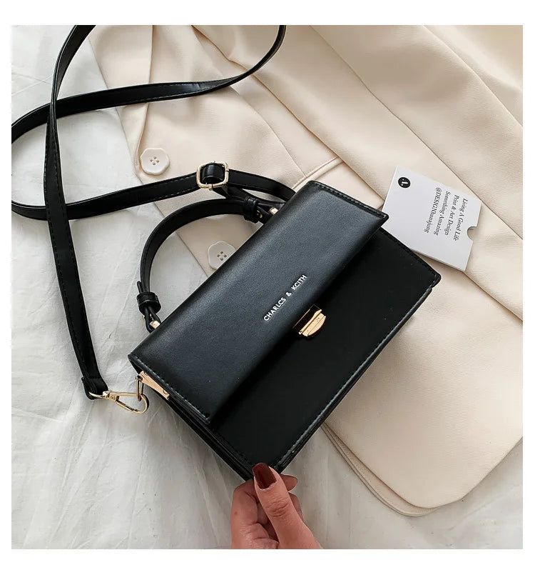 PU Leather Women Flap Crossbody Bag Solid Female Shoulder bags