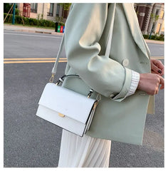 PU Leather Women Flap Crossbody Bag Solid Female Shoulder bags