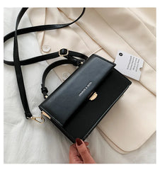 PU Leather Women Flap Crossbody Bag Solid Female Shoulder bags