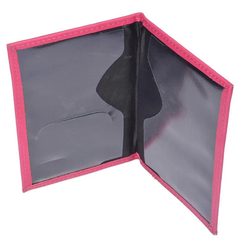 Pink World Passport Cover PU Leather