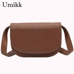 PU Leather Women Shoulder Chest Bag Solid Commuters Bag Casual Versatile