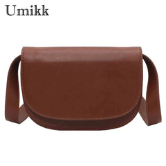 PU Leather Women Shoulder Chest Bag Solid Commuters Bag Casual Versatile