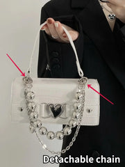 Crocodile Pattern Small Square Shoulder Bag Women Clutch Purse Crossbody