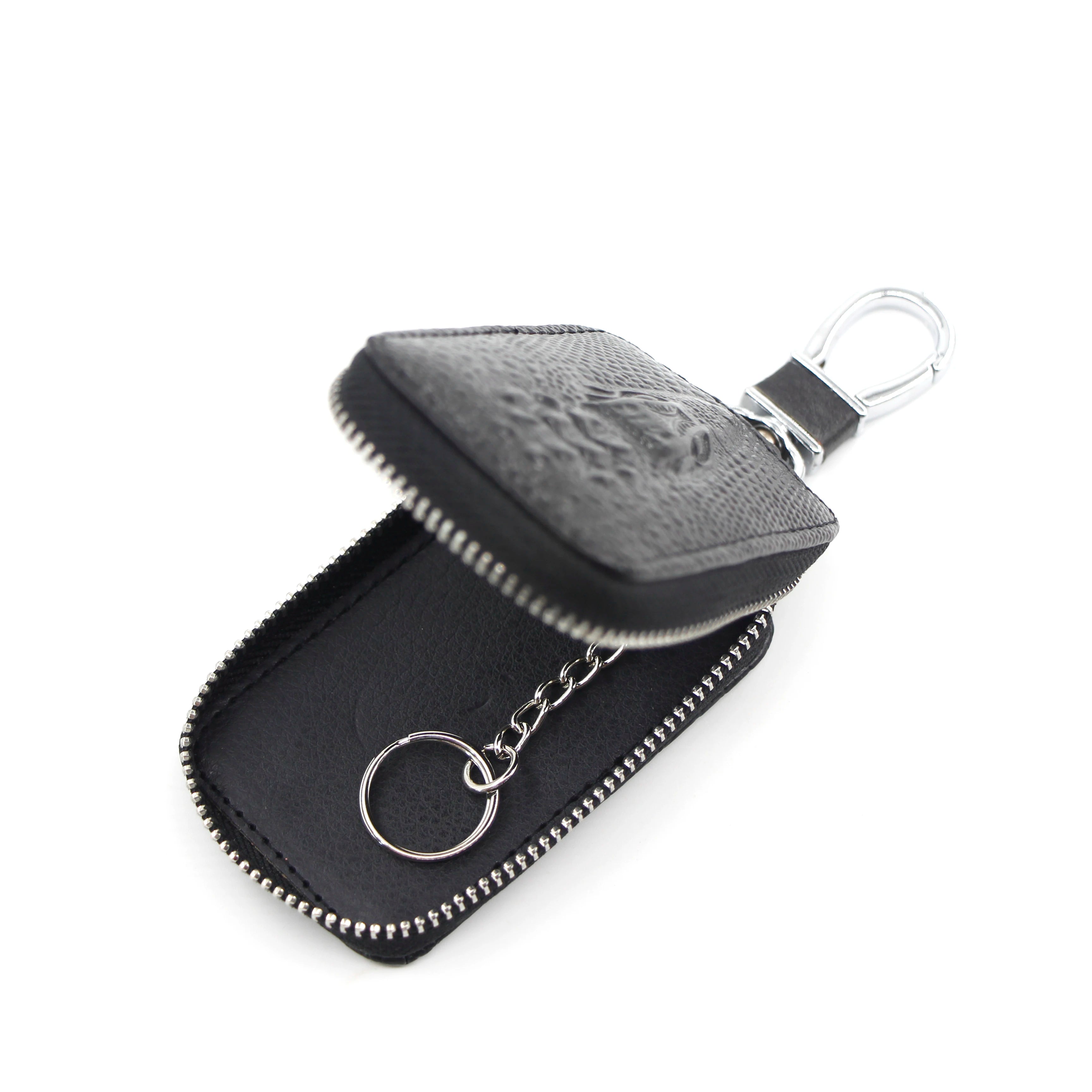 PU Leather Key Wallet Car Keychain Holder Bag Key Organizer