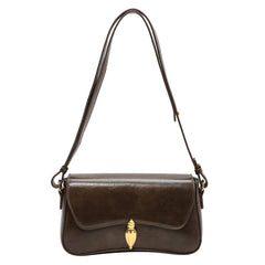 Classic PU Leather Shoulder & Crossbody Bag with Adjustable Strap