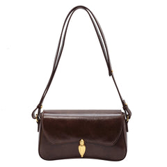 Classic PU Leather Shoulder & Crossbody Bag with Adjustable Strap