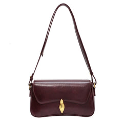 Classic PU Leather Shoulder & Crossbody Bag with Adjustable Strap