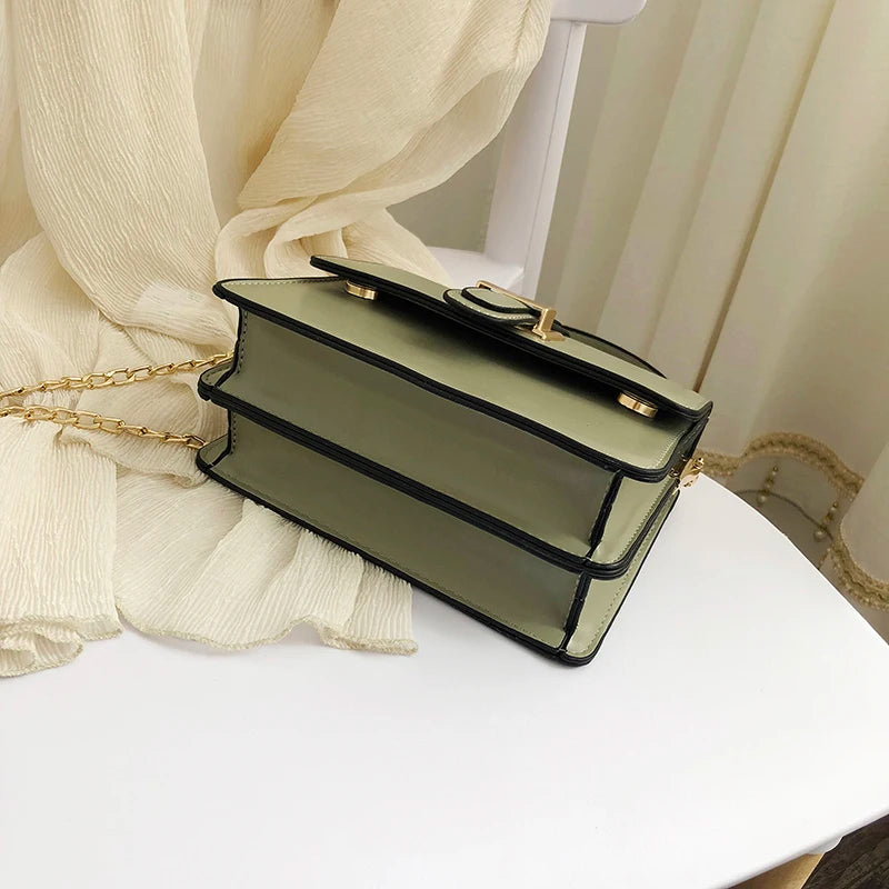Classic Style Female Shoulder Bag Handbag Adjustable Straps