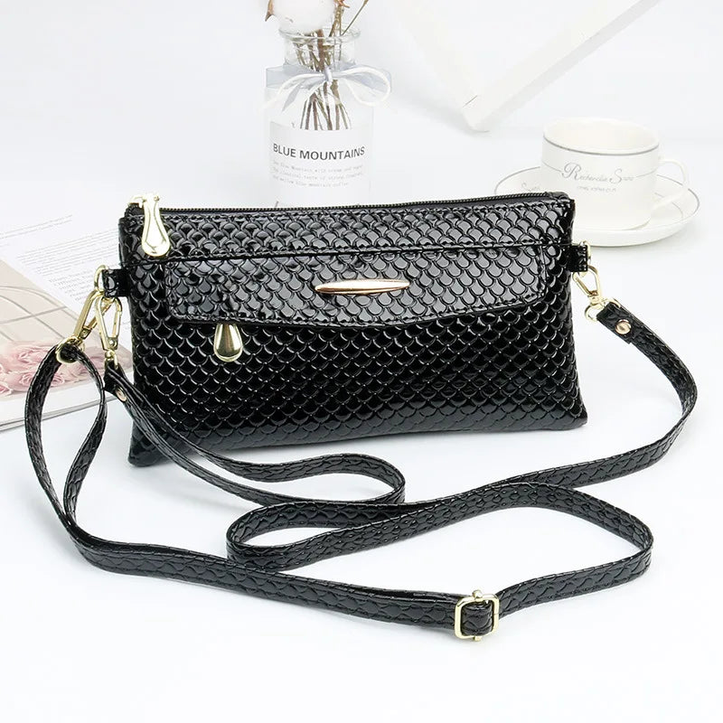 Small PU Shoulder Bag for Women Crossbody Handbag