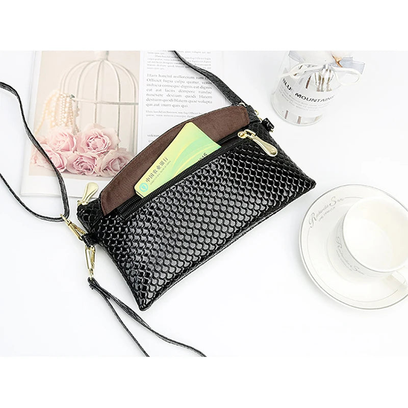 Small PU Shoulder Bag for Women Crossbody Handbag