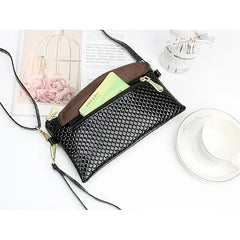 Small PU Shoulder Bag for Women Crossbody Handbag