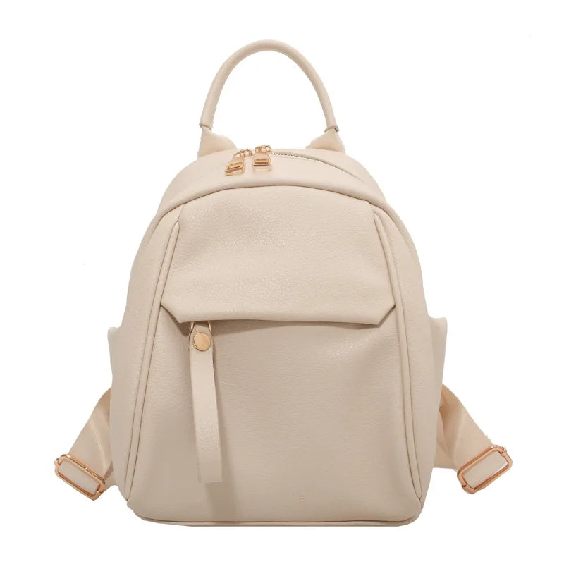 Soft Leather Women's Backpack Bag